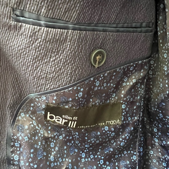 bar III | Men's Navy Blazer - Picture 8 of 10